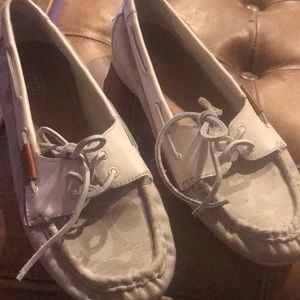 Coach women topsiders size 10